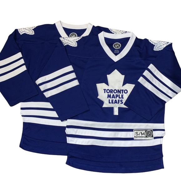 2 Toronto Maple Leafs Jerseys Youth Size S/M